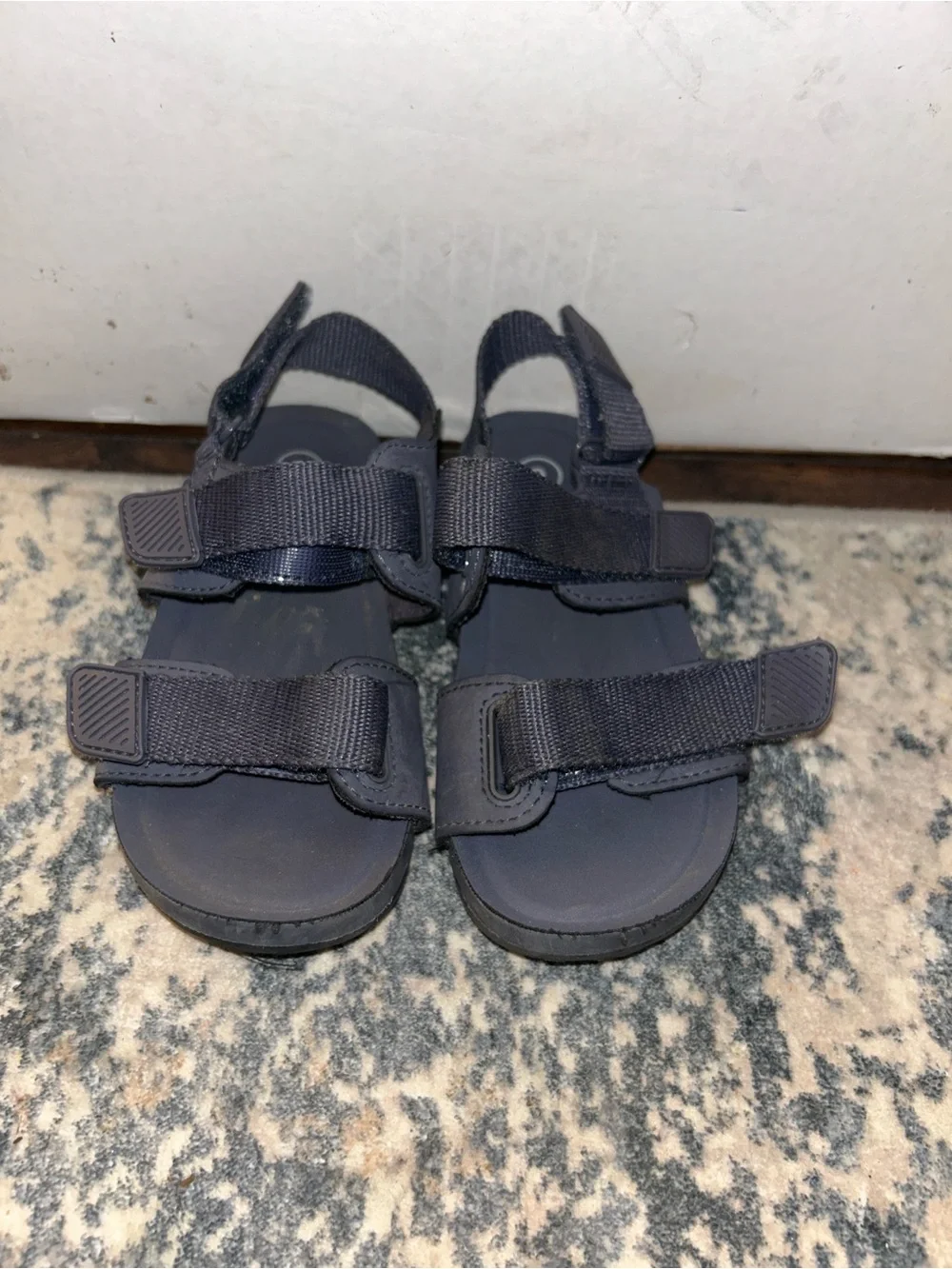 Kids Navy Adjustable Strap Sandals - Cat and Jack